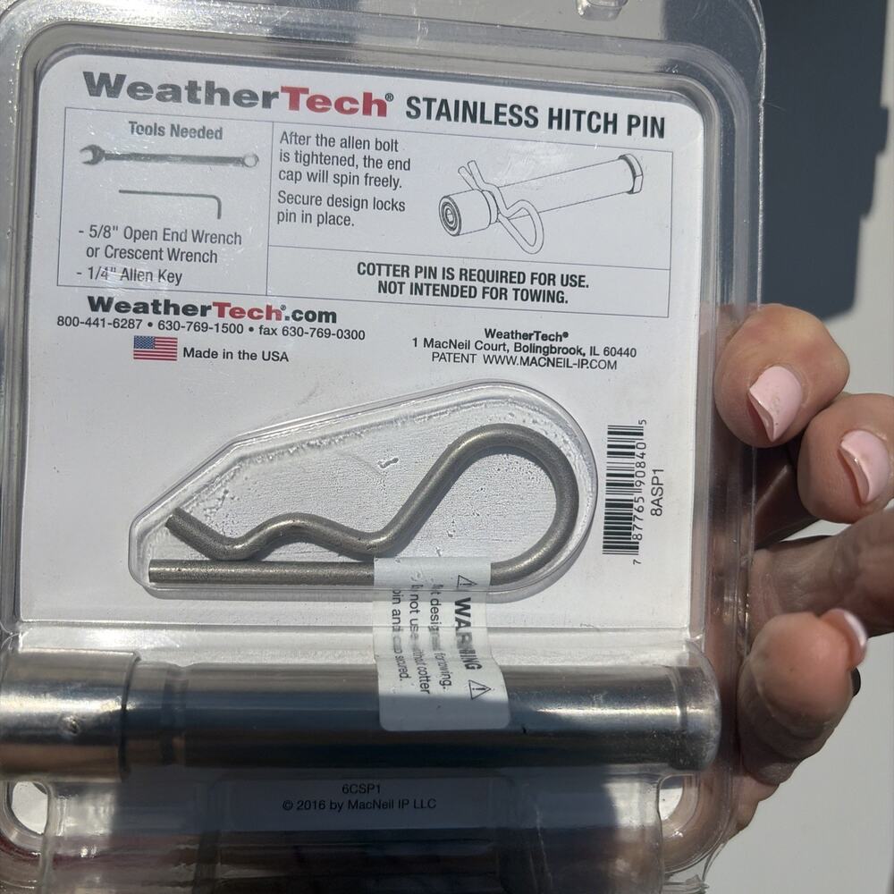 WeatherTech BumpStep 81BS2-USF Hitch Mounted Step & Bumper Protection, Hitch Pin - Picture 7 of 7